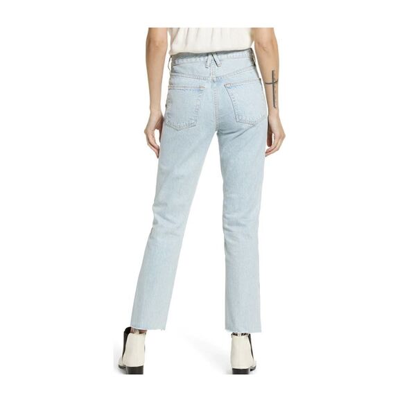 NEW SLVRLAKE + NET SUSTAIN Hero organic high-rise slim-leg jeans Sz 29 - Picture 2 of 4